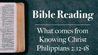 Sermon 23rd June 2024 What comes from knowing Christ Philippians 2 1218 [upl. by Oir]