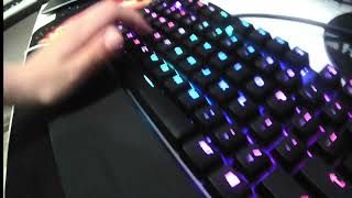 steelseries apex 7 tkl blue switches sound test [upl. by Ingraham]