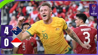 Full Match  AFC ASIAN CUP QATAR 2023™  Round of 16  Australia vs Indonesia [upl. by Herm]