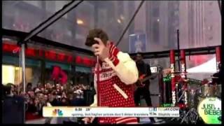 ★MERRY CHRISTMAS★ Justin Bieber performs LIVE Today Show November 23 2011 [upl. by Buroker]