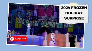 2024 Frozen Holiday Surprise Debuts Full Show [upl. by Hellene305]