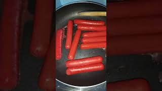 COOK HOTDOG IN A PROPER WAY  How to cook hotdog perfectly SHORTS [upl. by Kamin]