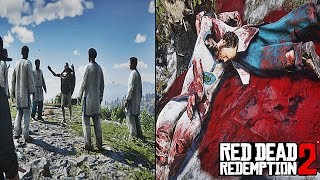 COMMENT ASSISTER AU SUICIDE DUNE SECTE RED DEAD REDEMPTION 2 [upl. by Assanav]