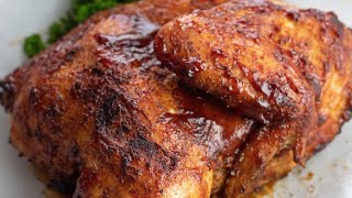 Quick and Easy BBQ Half Chicken Recipe [upl. by Khajeh667]