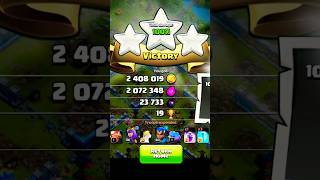 Highest loot in coc  Clash of Clans  shorts ytshorts clashofclans cocclasher coc [upl. by Iliam374]