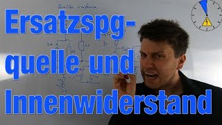 Ersatzspannungsquelle und Innenwiderstand berechnen an einem Beispiel ET5M [upl. by Eardnaed]