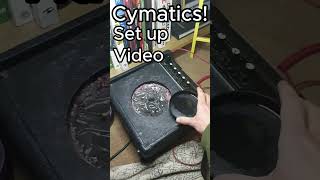 Cymatics Behind the Scenes Visualising Sound [upl. by Adnirim]