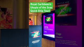 Utopia of the Seas Quick Ship Tour royalcaribbean utopiaoftheseas [upl. by Adierf]