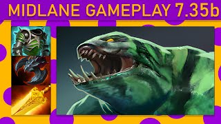 💰Topson Tidehunter 900 GPM Mid Gameplay 735b  Dota 2 Top MMR [upl. by Anawed]