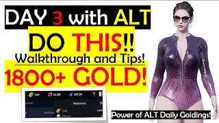 MIR4 Day 3 Alt Daily Goldings Walkthrough and Tips mir4 mir4global mir4tagalog [upl. by Ninnetta]