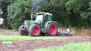 Grubbern mit Fendt Favorit 514 C und Lemken Grubber HD [upl. by Arakihc]