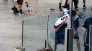 SN Rebels vs Orangeville Northmen Playoffs Game 3  Fight 1 [upl. by Calvinna]