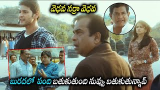 Mahesh Babu Brahmanandam And Anushka Shetty Comedy Scene  Khaleja Movie  Movie Ticket [upl. by Blackington]