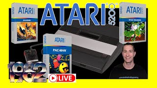 Atari 5200 Launch Galaxian PacMan Space Invaders  Chronologically Gaming is LIVE atari [upl. by Ahpla892]