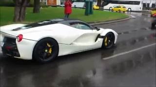 Ferrari LaFerrari Aperta  Start UpBrutal SoundRev amp Fast Acceleration in Budapest [upl. by Buatti]