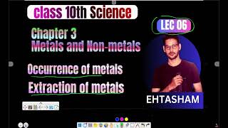 Extraction of metal Metal non metal class 10 [upl. by Basile]