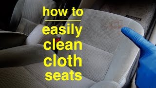 Easiest way to ● Clean Cloth Car Seats for Zero Dollars [upl. by Llecrep869]