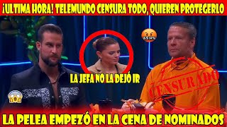 ¡Muy Fuerte Acaba de pasar tremenda pelea en La casa de los famosos Telemundo censura todo [upl. by Ennaecarg]