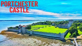 Portchester Castle  A Birds Eye View [upl. by Wolenik]