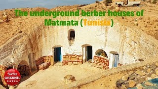 The underground berber troglodyte houses of Matmata Tunisia [upl. by Nodababus]