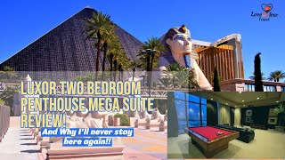 LUXOR TWO BEDROOM LUXURY PENTHOUSE and why Ill never stay there again [upl. by Leisha]