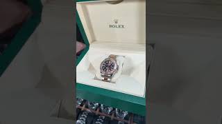 Rolex Yachtmaster 37 Midsize Steel Rose Brown Dial Gold Mens Watch 268621 Review  SwissWatchExpo [upl. by Casilda]