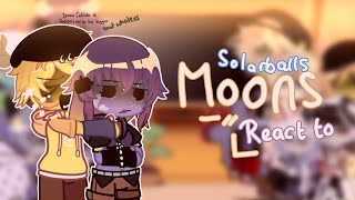 Solarballs Moons reacts to the Earthlings  part 456  Gacha Club [upl. by Acirred]