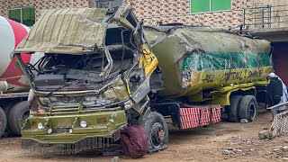 Hino Truck Accident Cabin Chassis Repair  Complete Restoration Video [upl. by Aspasia]