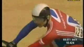 Chris Hoy vs Theo Bos sprint world championchips 08 p3 [upl. by Volding]