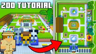 Minecraft Tutorial How To Make A Zoo [upl. by Lohrman299]