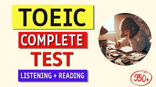 TOEIC Listening amp Reading Test 2024  Full Practice Exam with Answers [upl. by Adnema421]