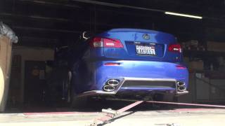 Lexus ISF Twin Turbo Dyno Pull [upl. by Aimo]