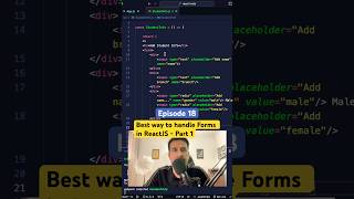 Easiest way to handle Form values in ReactJS  Part 1 😬 reactjs reactjstutorial [upl. by Atiraj]