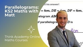 Year 4 Parallelograms KS2 Maths  Online Maths Tuition  Think Academy UK [upl. by Allekim]