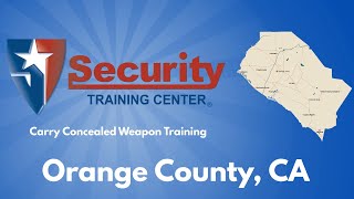 Carry Concealed Weapon CCW Training for Orange County CA [upl. by Aneehsor]