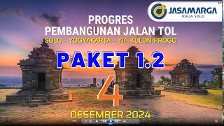 Progres Proyek Jalan Tol Jogja Solo  Paket 12 Segmen Klaten  Purwomartani per 4 Desember 2024 [upl. by Punke]