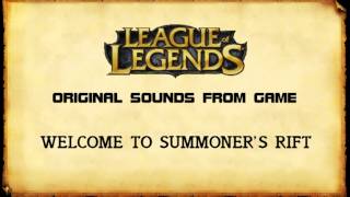 League Of Legends Original Sounds  Welcome To Summoners Rift [upl. by Vivie332]