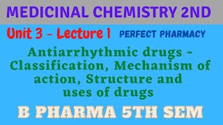 Antiarrhythmic drugs medicinal chemistry  Classification  Disopyramide phosphate synthesis [upl. by Naeerb]