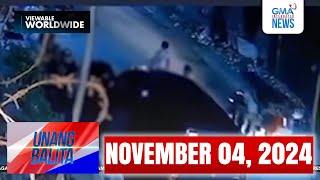 Unang Balita sa Unang Hirit NOVEMBER 4 2024 HD [upl. by Fabi]