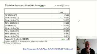 Les inégalités de niveau de vie mesurées avec les quantiles ECONOMIE [upl. by Dacia]