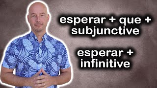 Using Esperar with the Spanish Subjunctive Mood [upl. by Eri347]