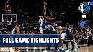 Dallas Mavericks Team Highlights vs Memphis Grizzlies  103023 [upl. by Meta123]