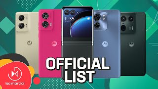 LIST of Motorola devices that will update to Android 15 [upl. by Oralee306]