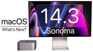 macOS 143 Sonoma is Out  Whats New [upl. by Wallach717]