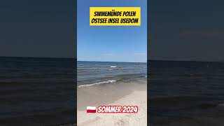 SWINEMÜNDE POLEN 🇵🇱 Ostsee Strand Ostseebad  Poland [upl. by Nnylak387]