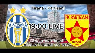 Tirana  Partizani Live [upl. by Maurine]