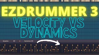 The Velocity amp Dynamics feature in the grid editor of EZDdrummer3 What is the difference [upl. by Mcallister]