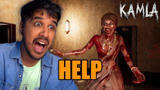 AmitBhai Plays Indian Horror Game KAMLA 😨 [upl. by Neenaj241]