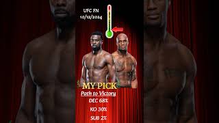 UFC Chidi Njokuani vs Jared Gooden Quick Fight Pick [upl. by Aneen]