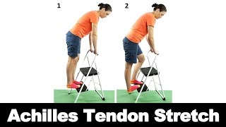 Achilles Tendon Stretch  Ask Doctor Jo [upl. by Eentihw]